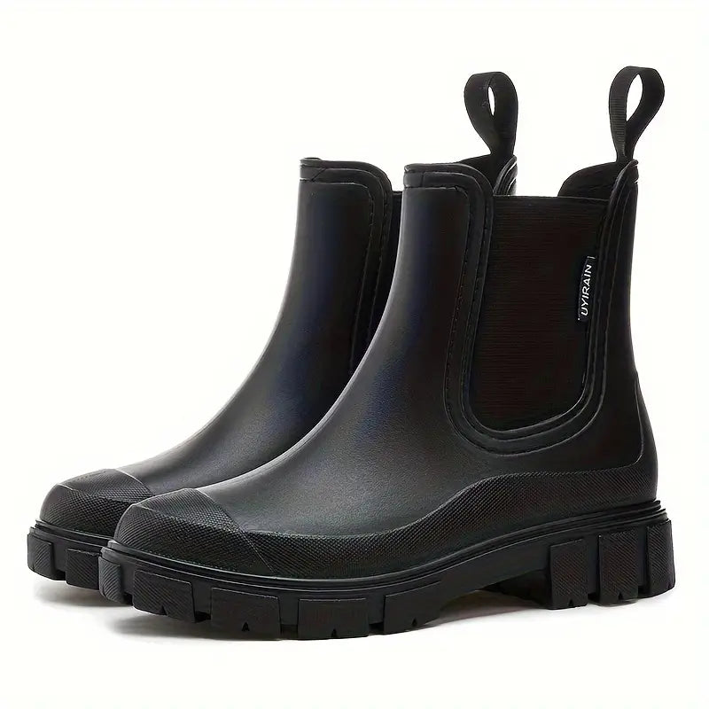 Chelsea boots femme hiver avec semelle agrippante pour une sécurité maximale et un confort durable.