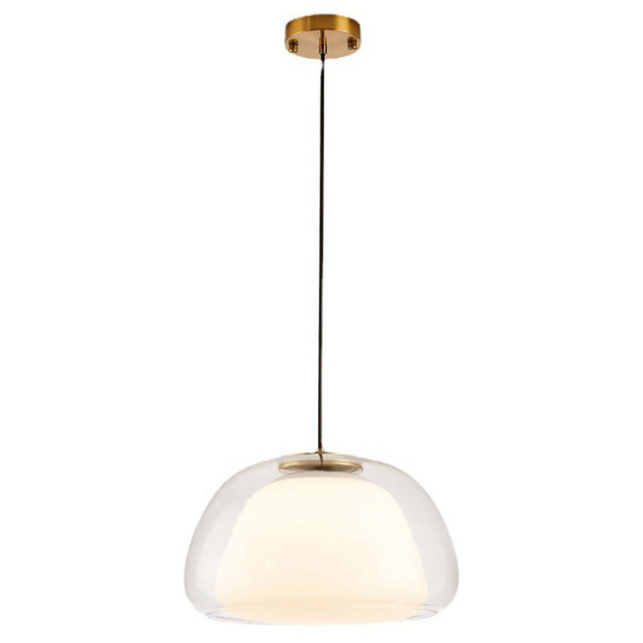 Suspension moderne en verre, luminaire décoration pour cuisine.