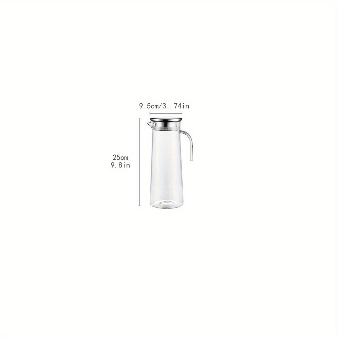 Carafe de luxe AquaElegance, accessoire de service avec couvercle pour boissons en cuisine et sur table.