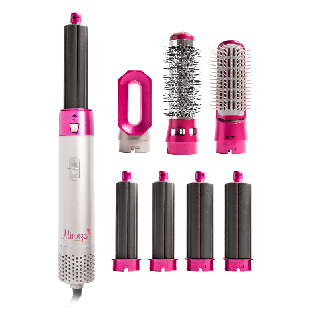 Accessoire coiffure femme : airstyler 7-en-1 pour volume, boucles souples et lissage parfait.