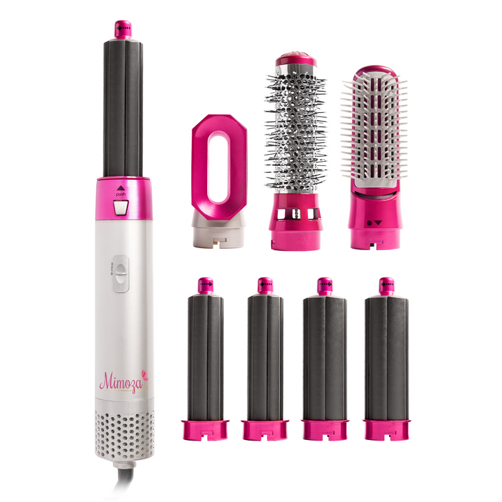 Accessoire coiffure femme : airstyler 7-en-1 pour volume, boucles souples et lissage parfait.