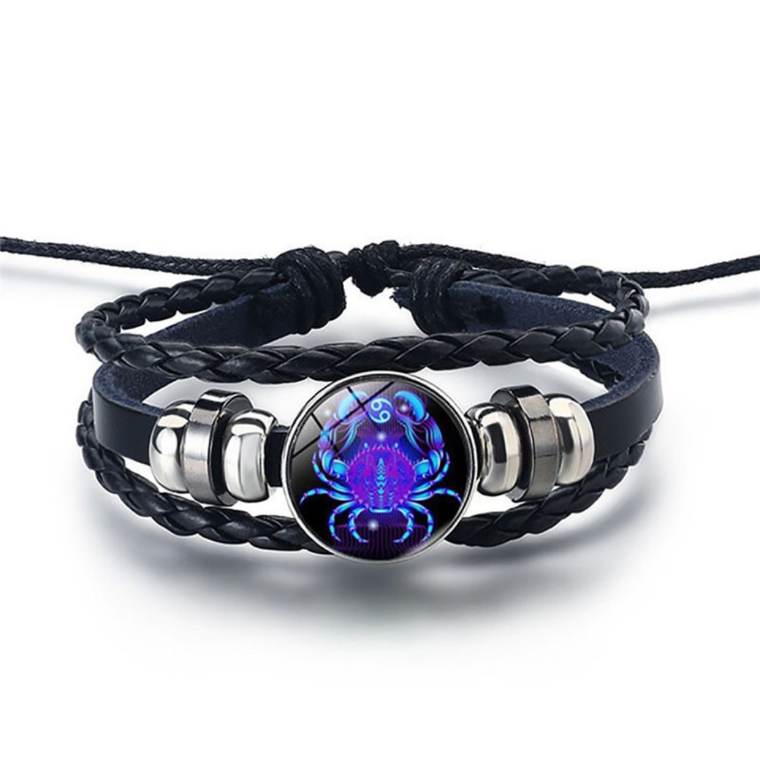 Bracelet zodiaque pour homme et femme, favorisant l'équilibre et l'harmonie des énergies.