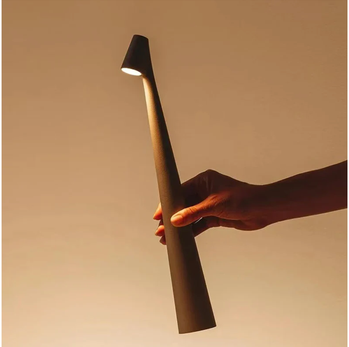 Lampe d'accentuation LED tactile, sans fil, rechargeable, pour une ambiance lumineuse moderne.