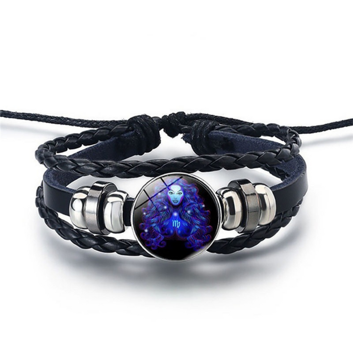 Bracelet constellation zodiaque, accessoire spirituel unisexe pour l'équilibre quotidien.