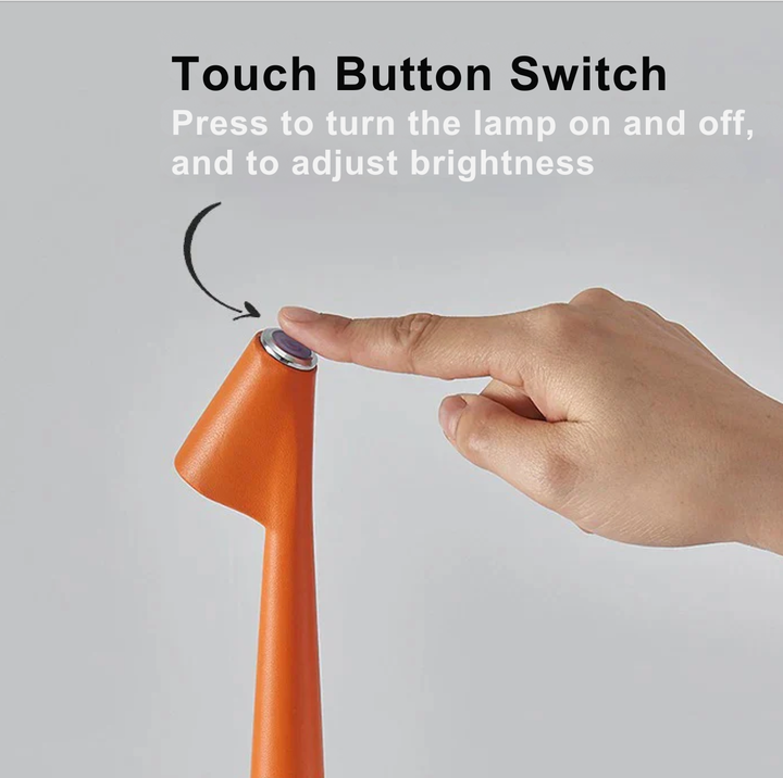 Lampe de chevet LED tactile, sans fil, rechargeable, idéale pour salon, chambre, bureau.