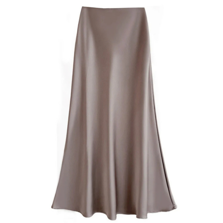 Jupe fluide longue chic pour femme, parfaite pour l'été, style décontracté ou élégant et moderne.
