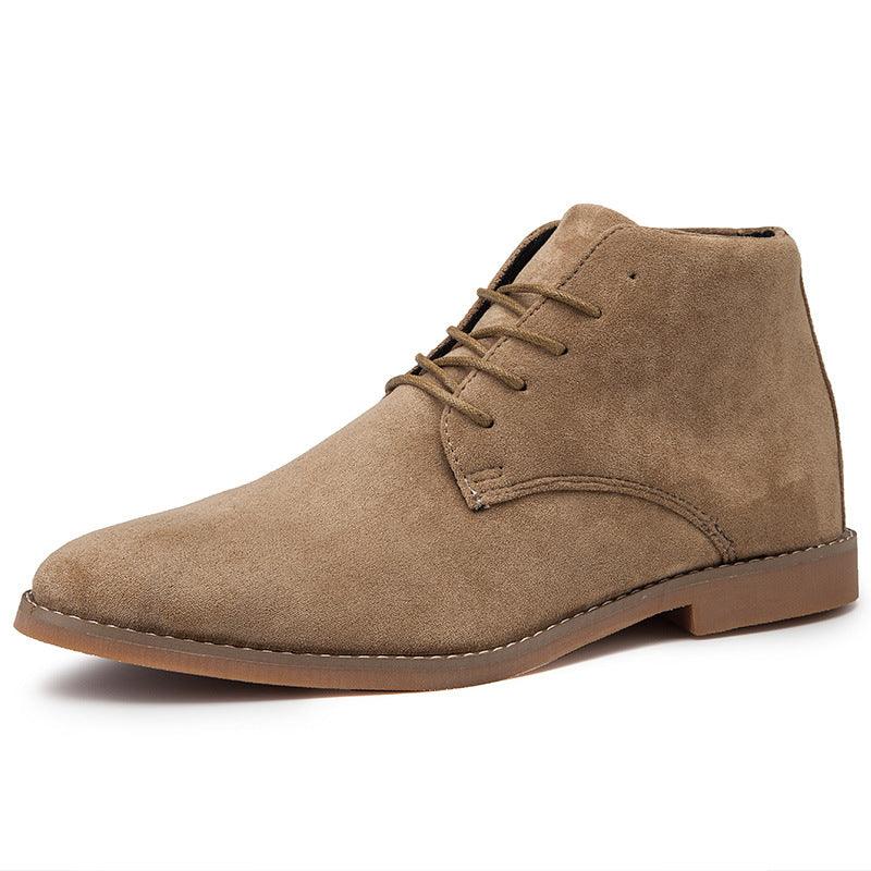 Bottines Basile homme rétro. Chaussures élégantes et confortables avec lacets, parfaites pour mode masculine.