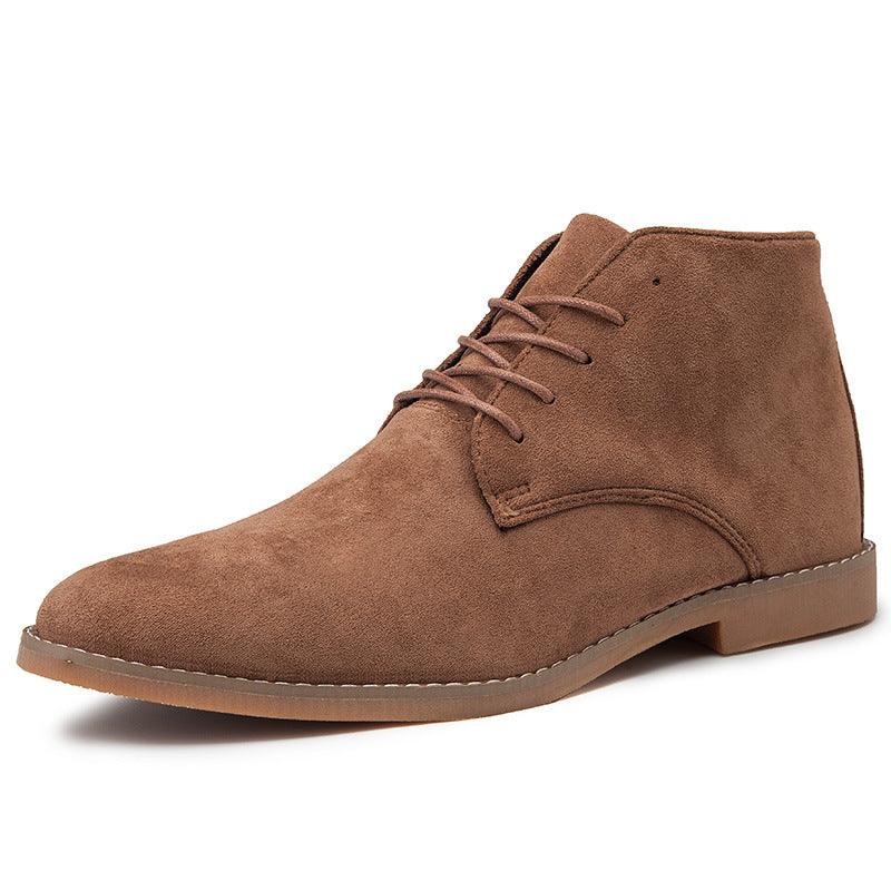 Bottines homme Basile, parfaites pour automne/hiver. Chaussures rétro élégantes et très confortables avec lacets.