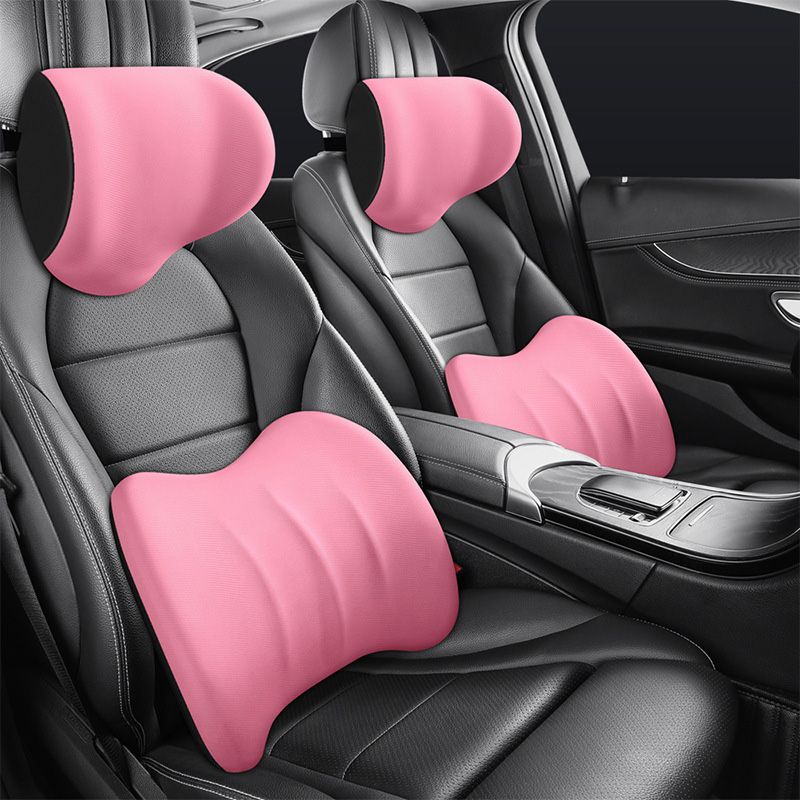 Coussin pour siège voiture, soutien ergonomique pour dos et cervicales.