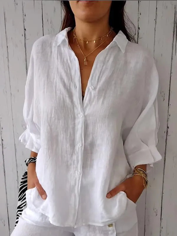 Blouse tunique femme légère et respirante, idéale pour un look estival polyvalent et confortable.