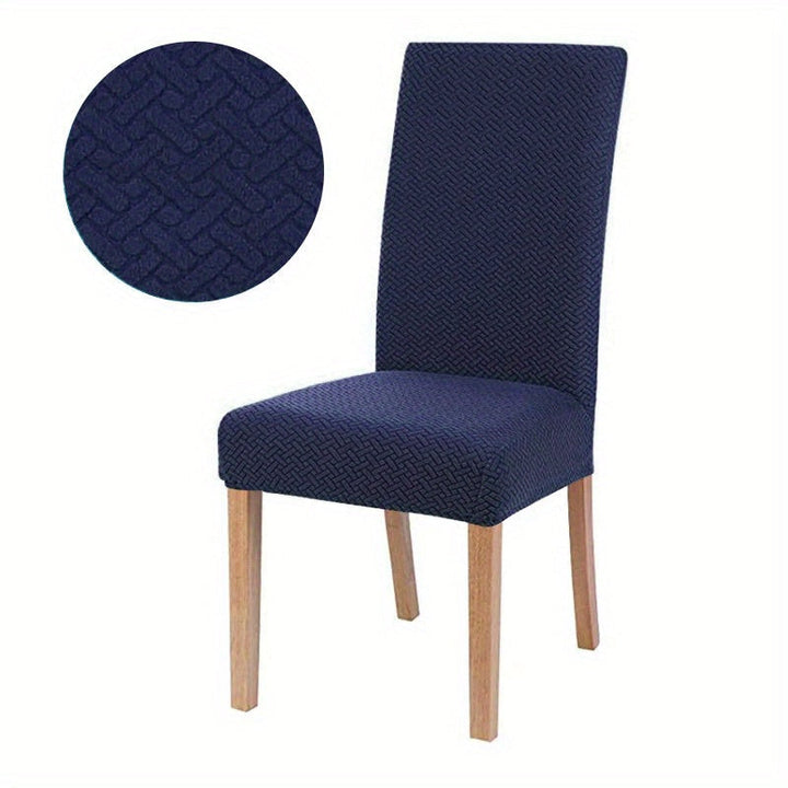 Housse de canapé élégante, stretch bleue. Pour une protection optimale et un nouveau look dans votre salon.