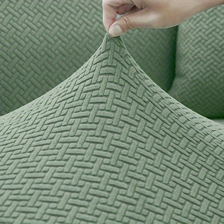 Housse de chaise stretch bordeaux. Confort et protection pour la maison, facile à entretenir et lavable.