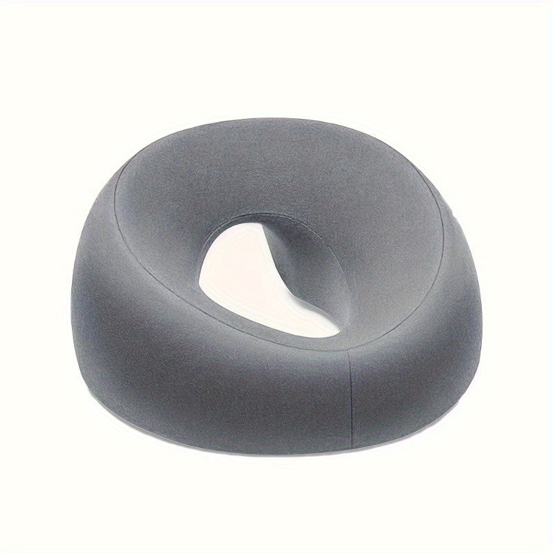 Coussin visage U-forme ergonomique et lavable, confort supérieur pour détente et soins en salon.