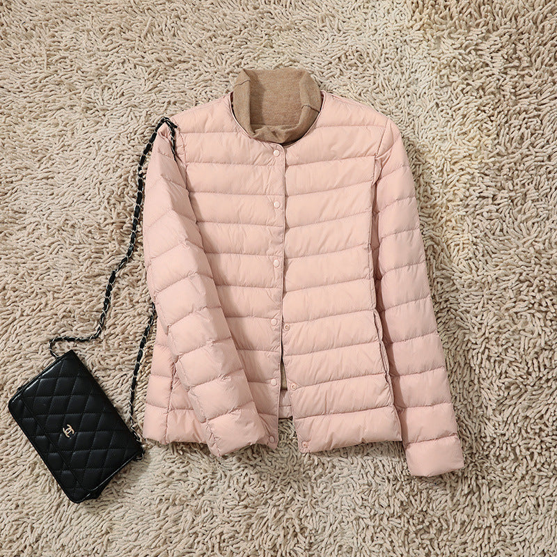 Doudoune femme légère, isolante et chaude. Veste décontractée élégante pour le quotidien en hiver.