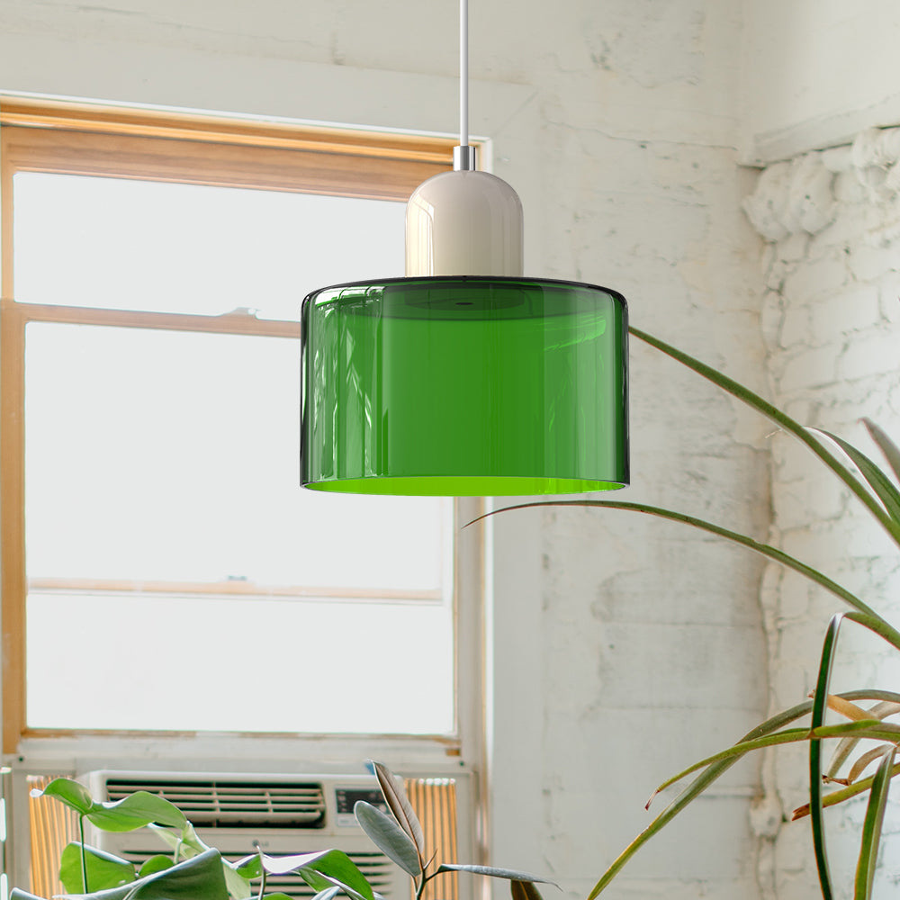 Suspension Lumisio design, style Bauhaus pour une lumière contemporaine en salon.