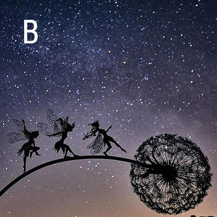 Sculpture de fée pour jardin, décoration extérieure unique, apporte ambiance magique et fantaisiste à votre espace vert.