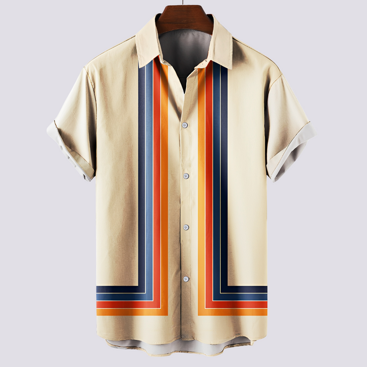 Chemise homme élégante à motif classique, idéale pour un style chic et moderne, parfaite pour toute occasion.
