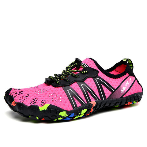 Chaussures aquatiques antidérapantes unisexe pour pieds nus. Adhérence optimale en randonnée aquatique, plage et piscine.