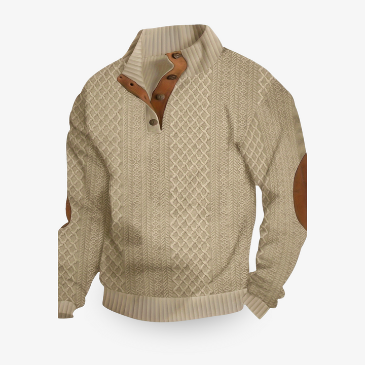Pull homme hiver doux et chaud, idéal pour le confort quotidien et les journées froides.