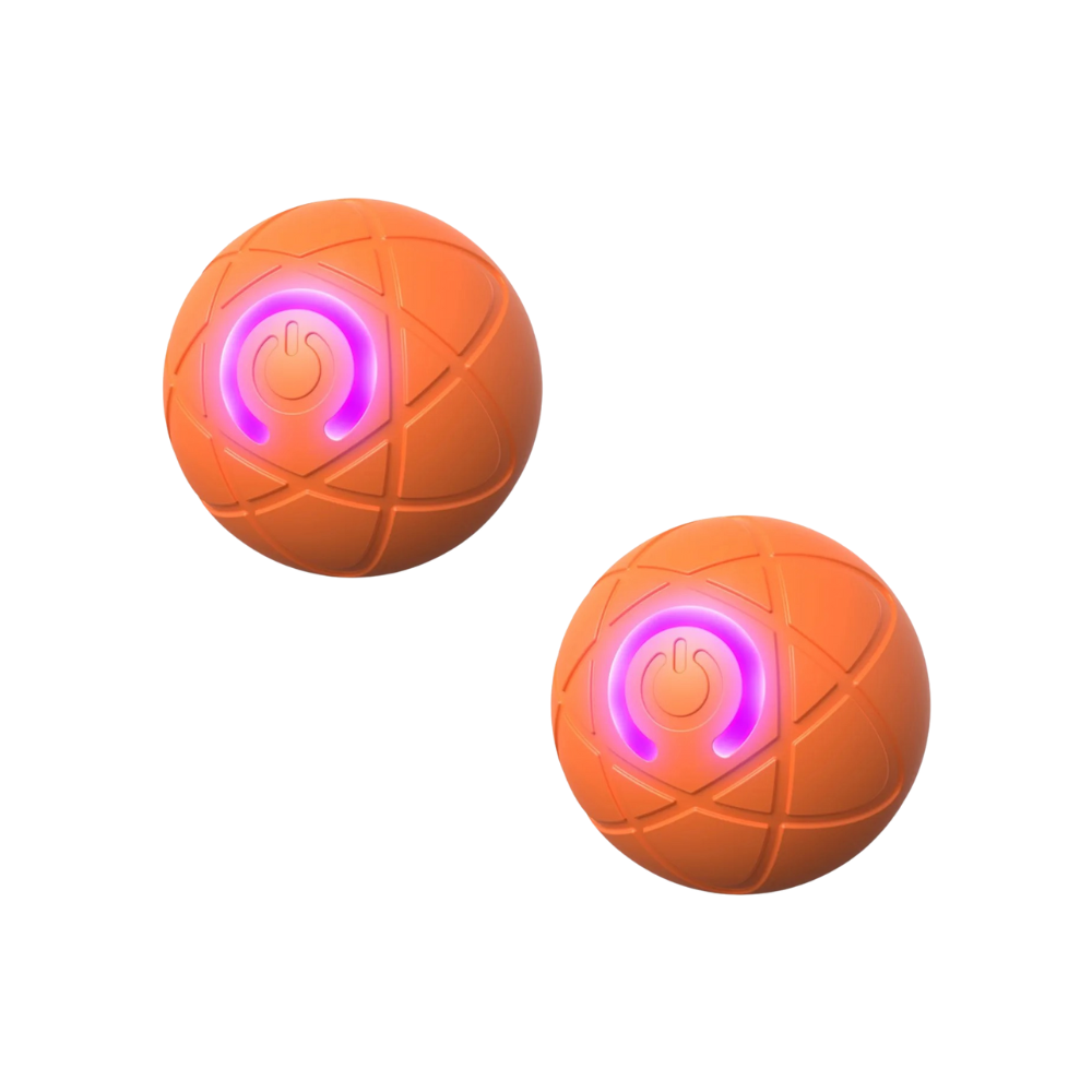 Jouet WaggleBall LED pour animaux, balle anti-ennui stimulant le jeu et l'exercice physique.