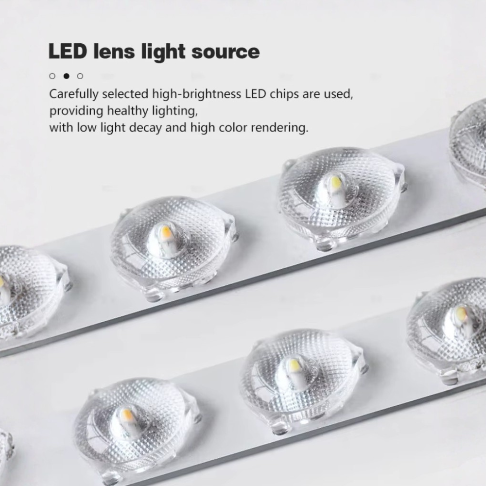 Plafonnier LED Horizon, design minimaliste et ultra-mince, parfait pour un éclairage discret et efficace.
