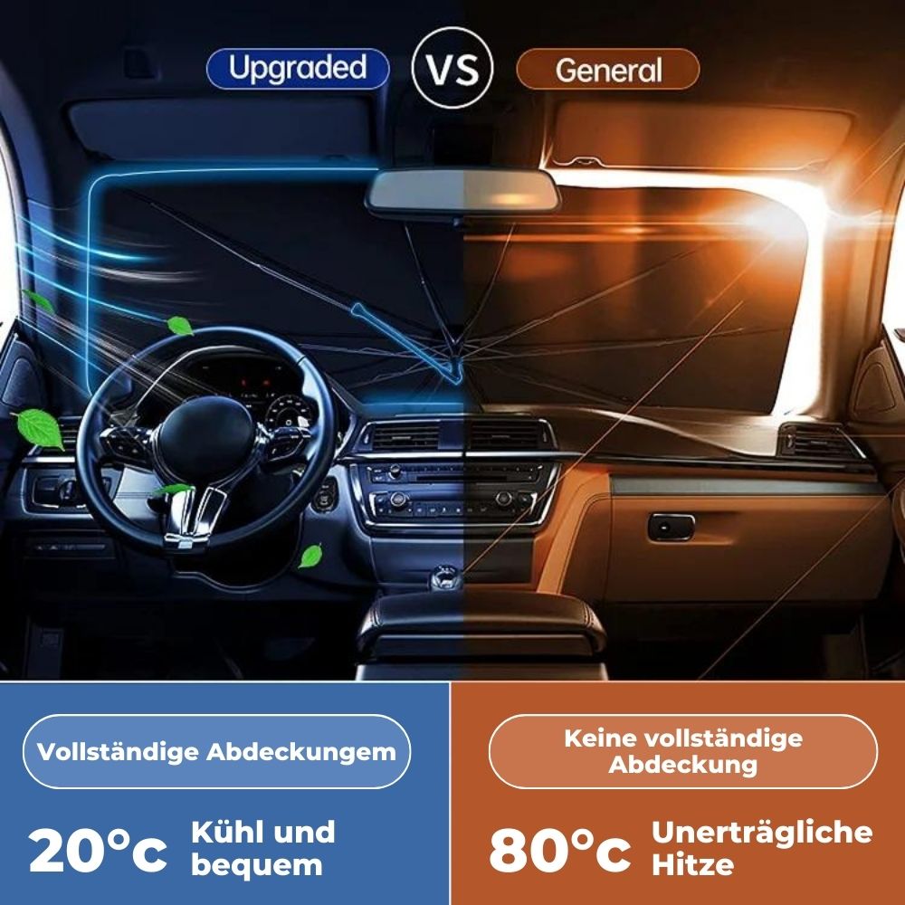 Accessoire auto universel: pare-soleil anti-UV pour tableau de bord. Protège de la chaleur intense.
