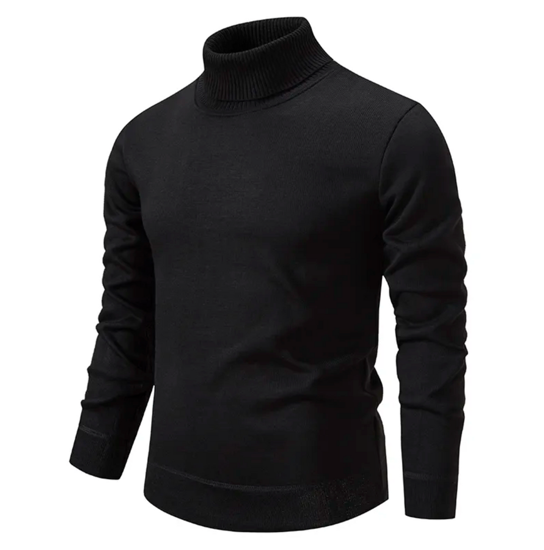 Pull col roulé ultra-chaud homme, maille douce. Indispensable pour l'hiver, alliant confort, style chic et mode masculine.