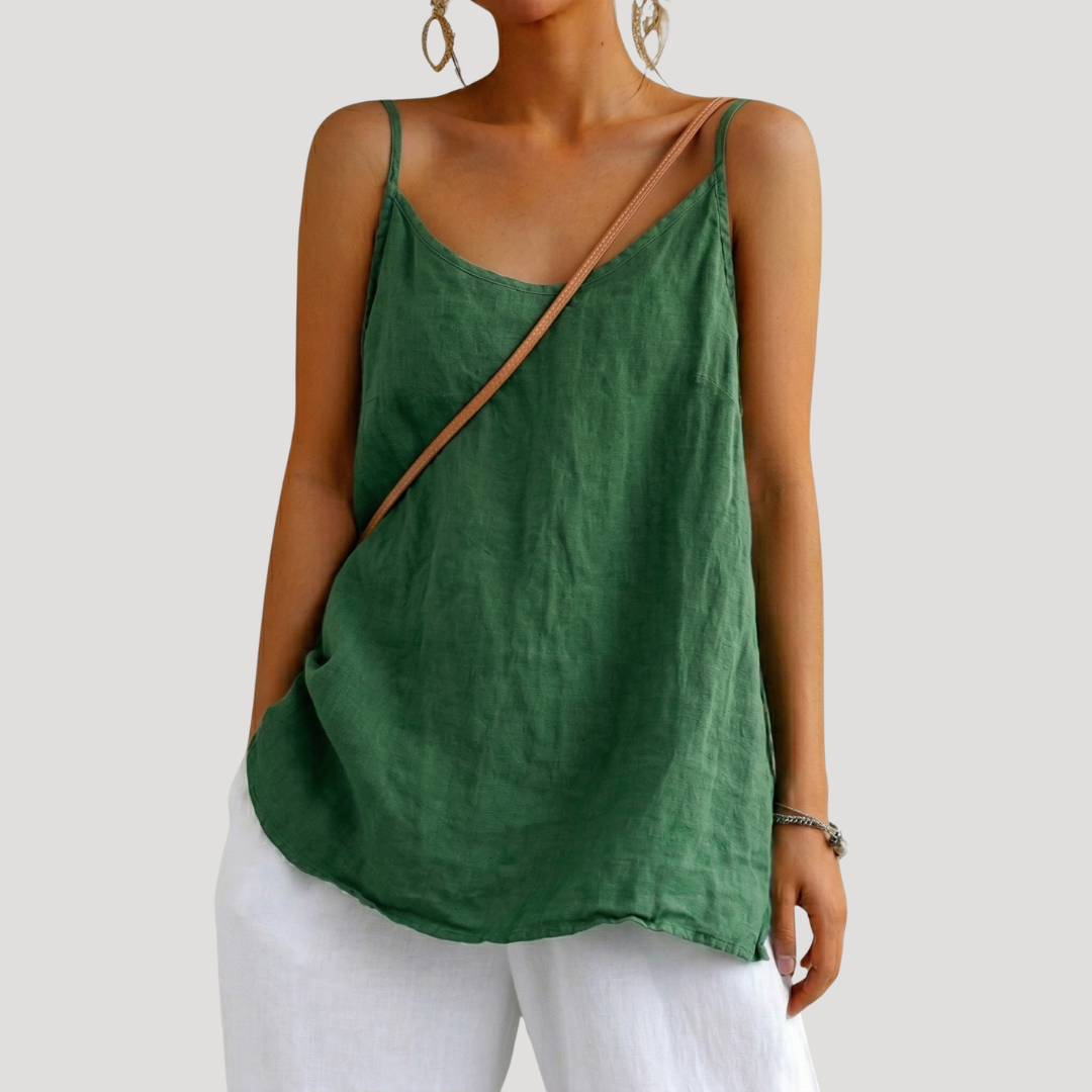 Caraco femme fluide et confortable, idéal pour l'été. Style décontracté mais élégant, facile à porter.