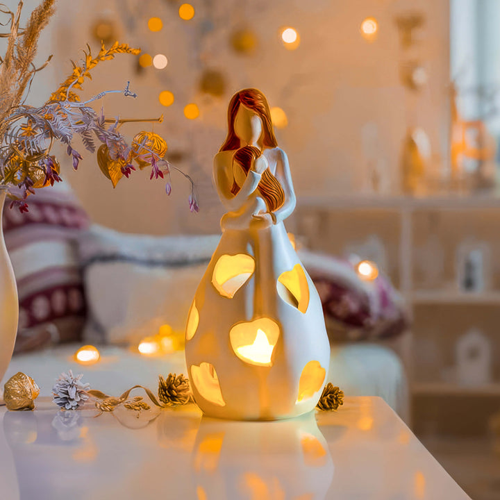 Cadeau parfait: Lampe cœur romantique LED pour table, ajoute une touche chaleureuse à la décoration.