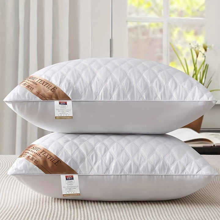 Oreiller stable et confortable, lavable, offrant un soutien optimal pour un sommeil de qualité. Parfait pour la literie.