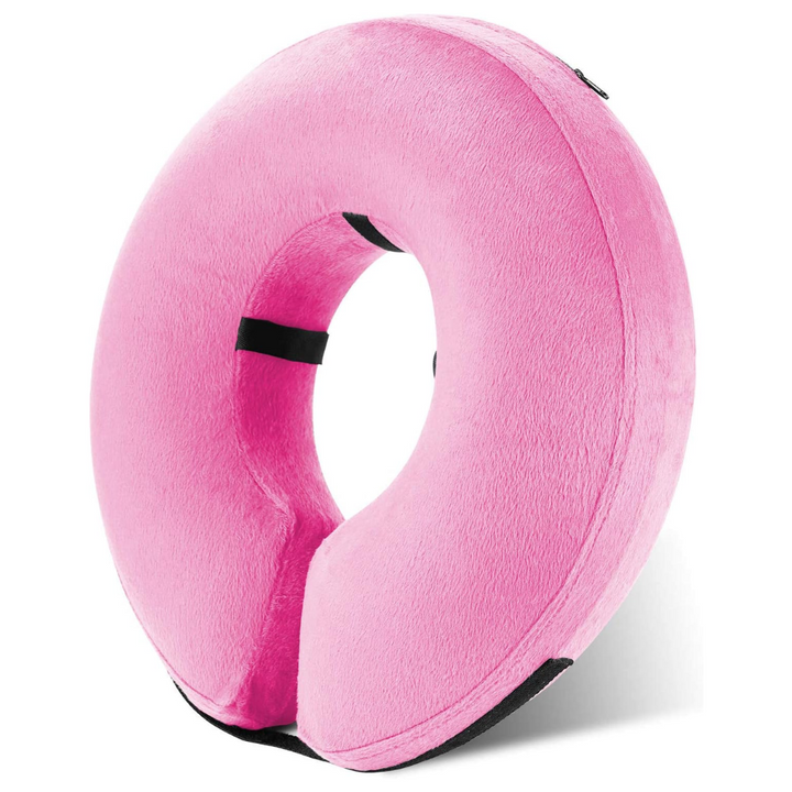Collier gonflable confortable pour chiens et chats, protection anti-léchage, récupération douce.