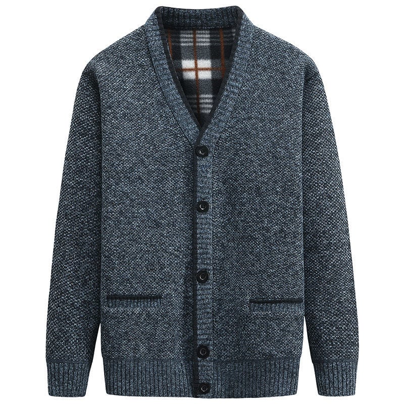 Gilet homme confortable et élégant, coupe classique. Idéal comme vêtement chaud pour l'automne-hiver.