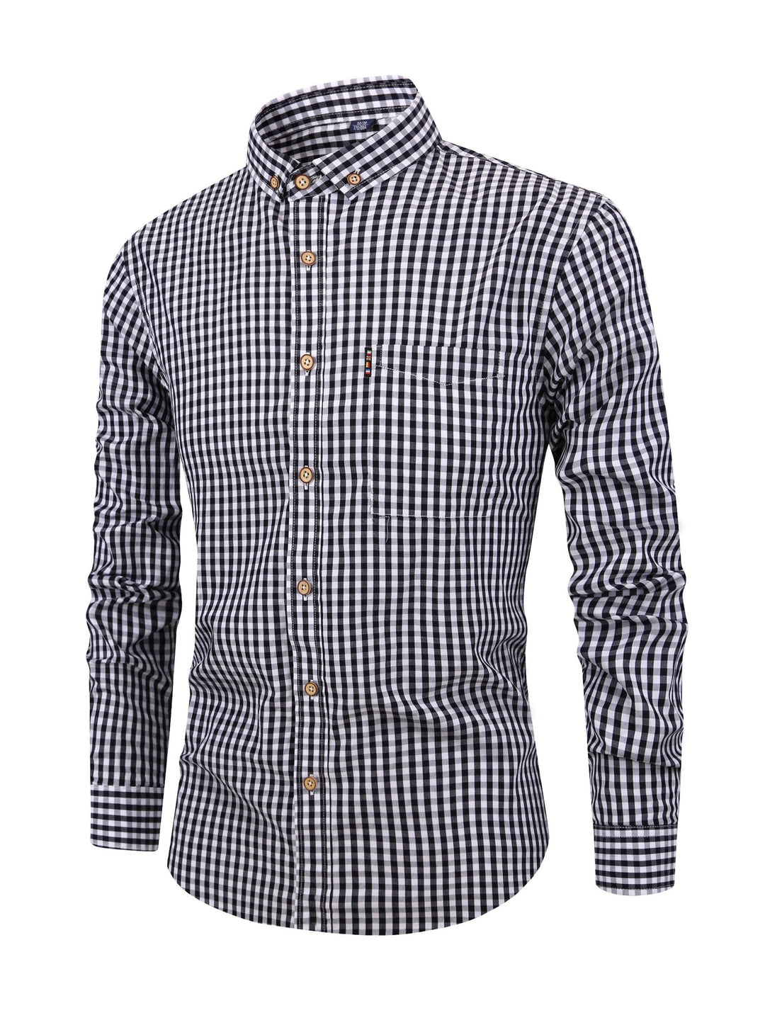Chemise homme à carreaux, style décontracté parfait pour le printemps-été. Confort et élégance assurés.