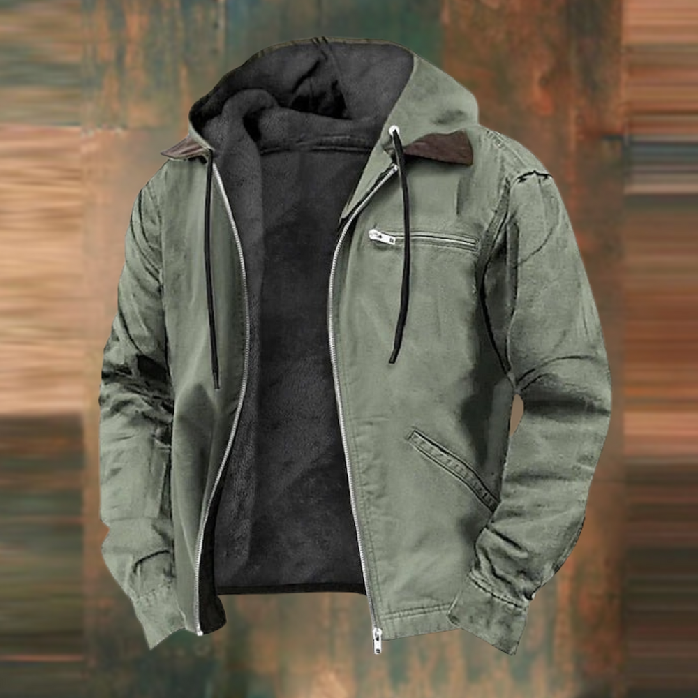 Veste homme mi-saison polyvalente, style moderne. Idéale pour tenue décontractée ou habillée.