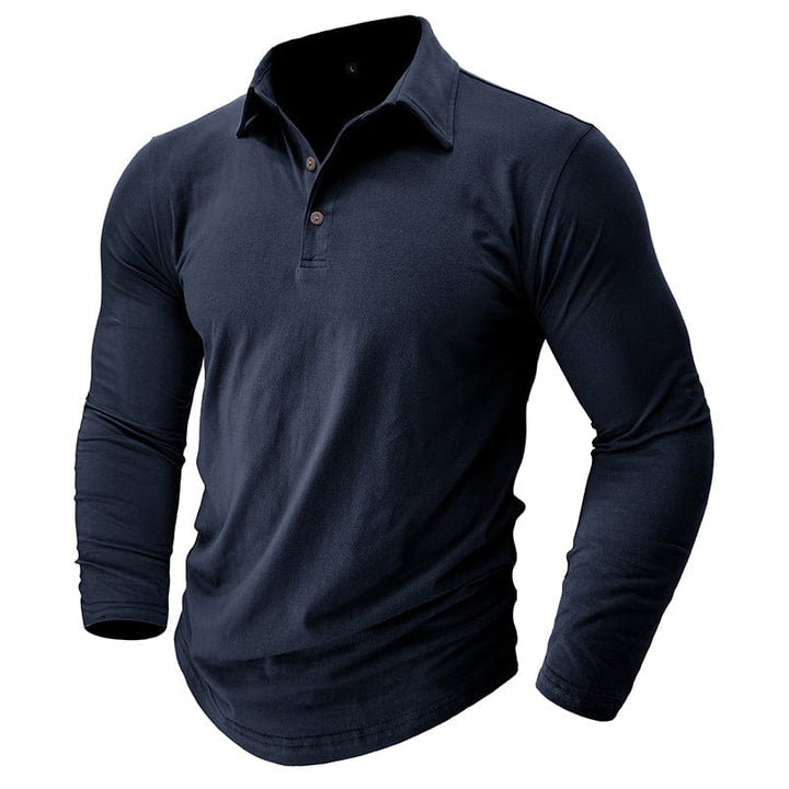Chemise polo homme ajustée, confortable. Un essentiel pour une garde-robe masculine chic.
