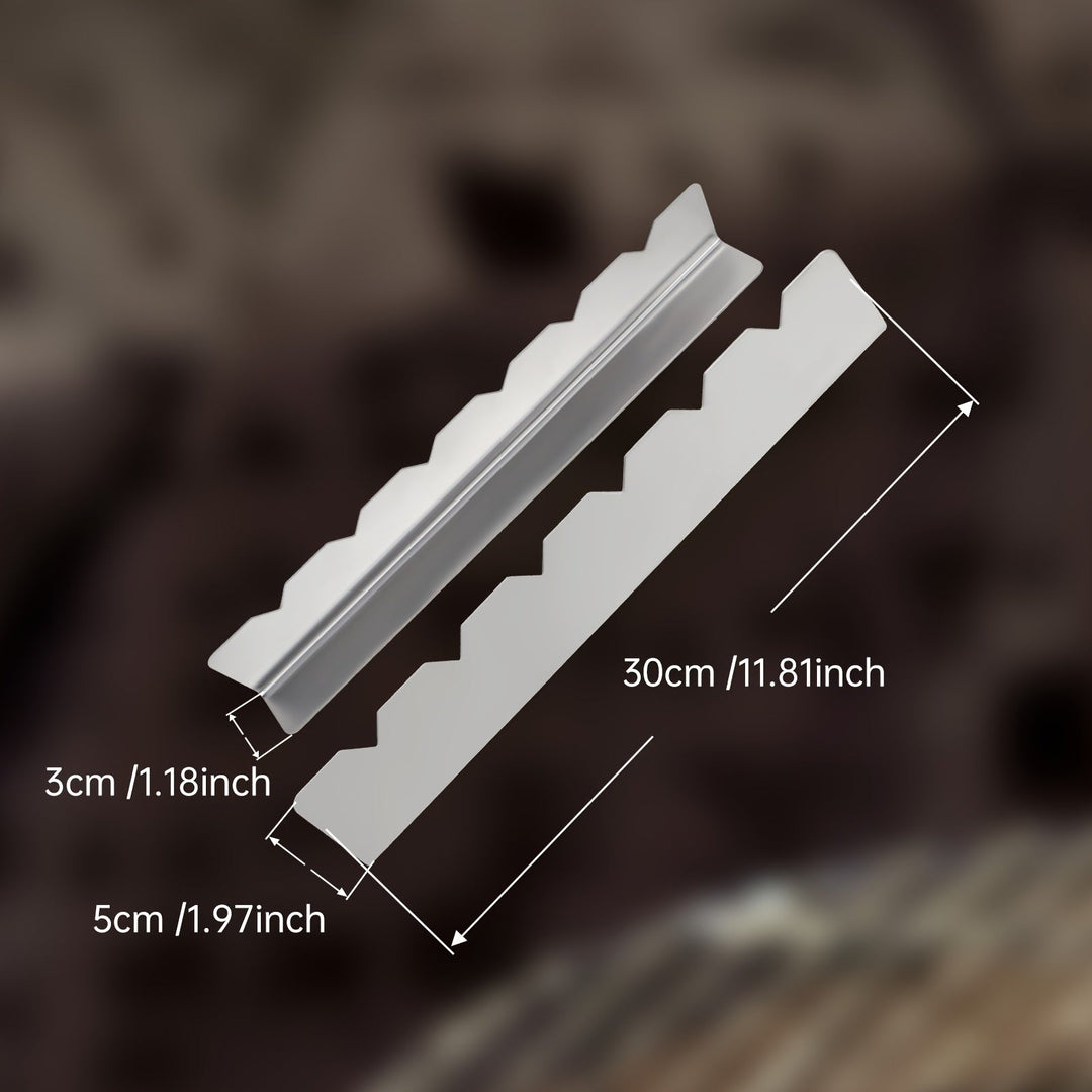 Grille de support pour brochettes en acier inoxydable, accessoire essentiel pour un BBQ réussi.