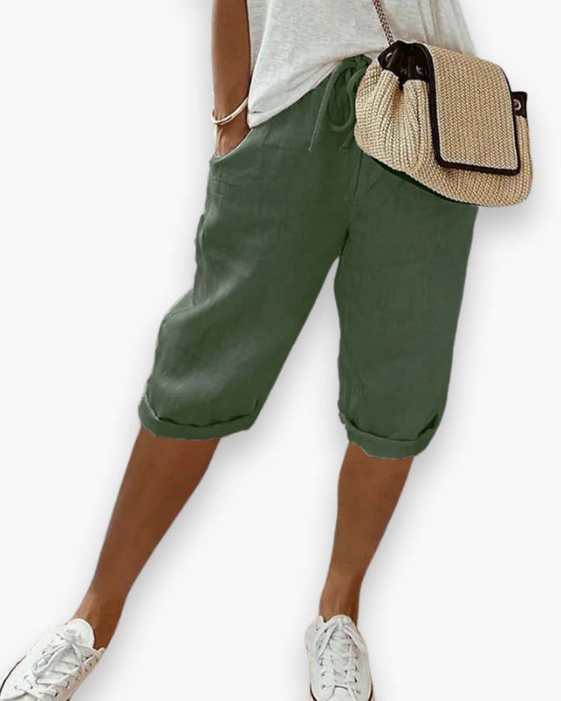 Short d'été femme respirant et doux, parfait pour des vacances relaxantes et un confort optimal.