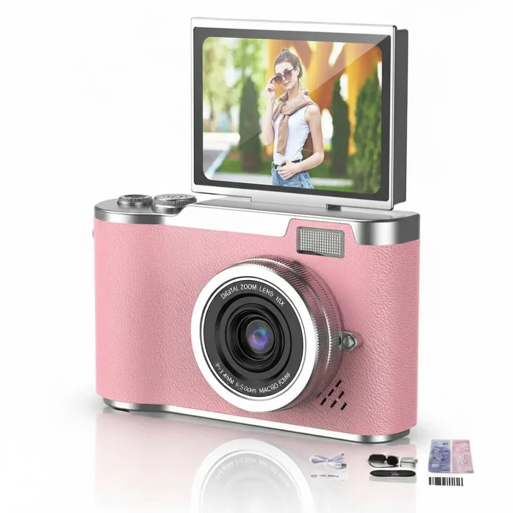 Caméra numérique 4K de technologie avancée, 48MP, pour vidéo et photographie Ultra HD de qualité supérieure.