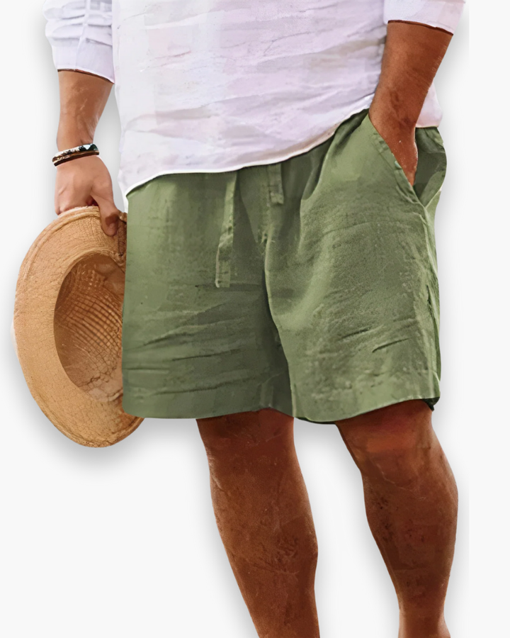 Short homme décontracté, polyvalent pour l'été, alliant confort et respirabilité.