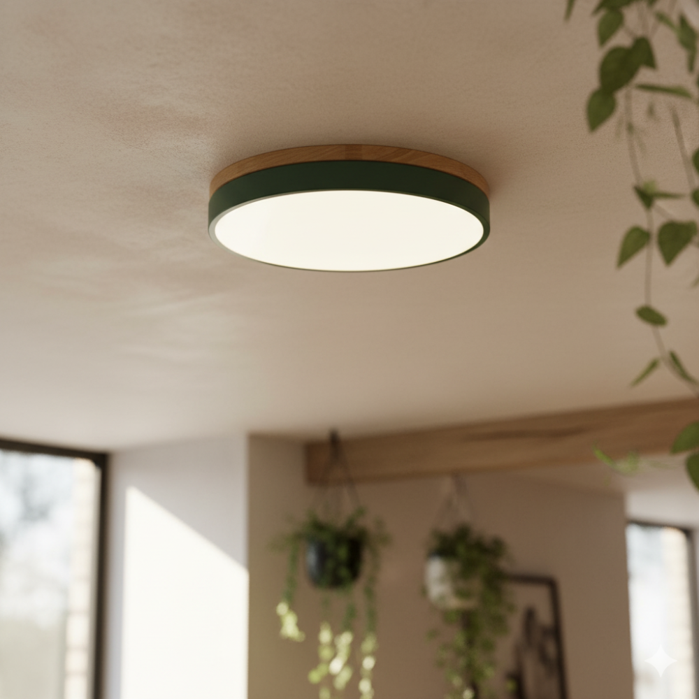 Lumière de plafond encastrée LED Horizon, ultra-mince, maximise l'espace des pièces à plafond bas.