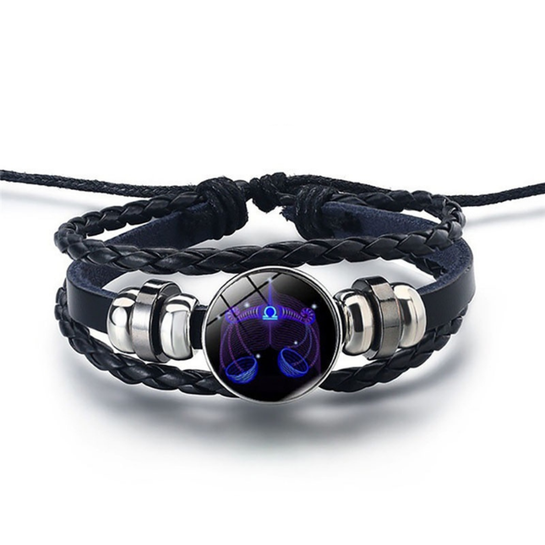 Bracelet protection signes astrologiques, pour une énergie positive et un équilibre personnel.