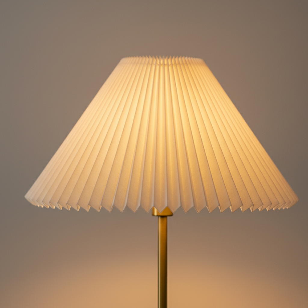 Lampe papier riz blanche sur pied. Apporte une lumière diffuse et une touche zen à votre salon moderne.