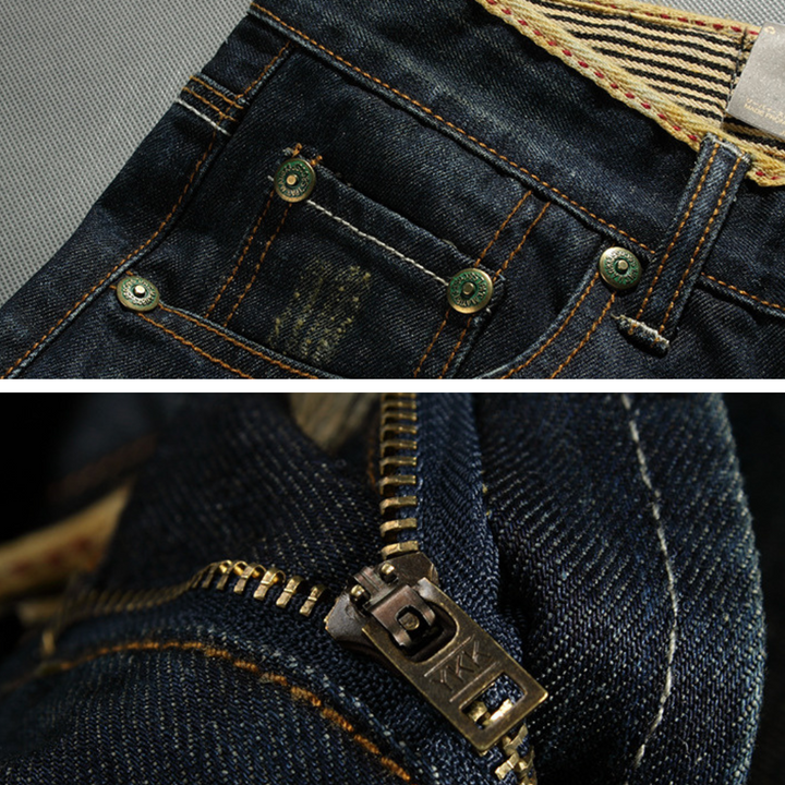 Short en jean homme bleu, style urbain classique et usé. Confort et look moderne pour un été décontracté.