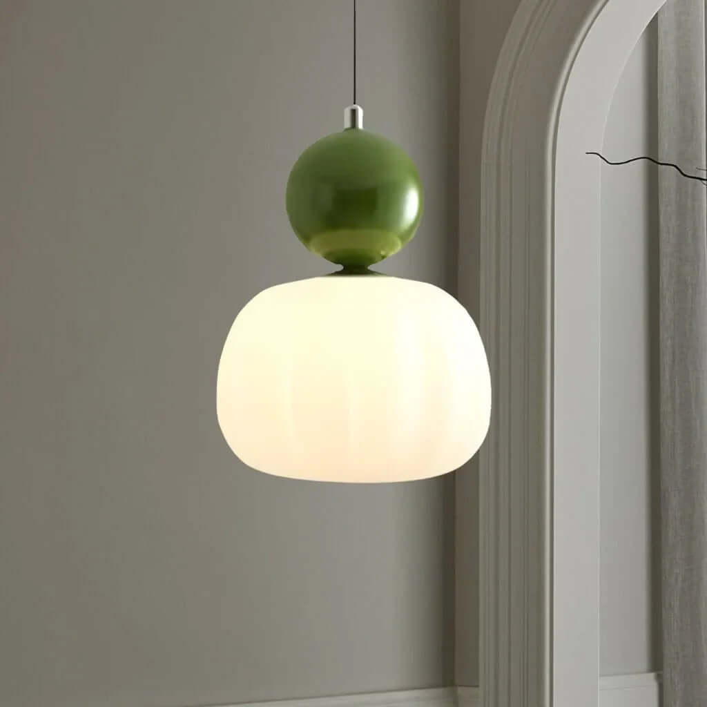 Suspension plafond crème, style Art Déco, un luminaire design pour votre intérieur.