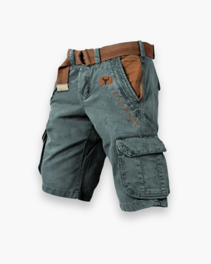 Short cargo homme grande taille, conçu pour le confort et la robustesse durant les loisirs estivaux.