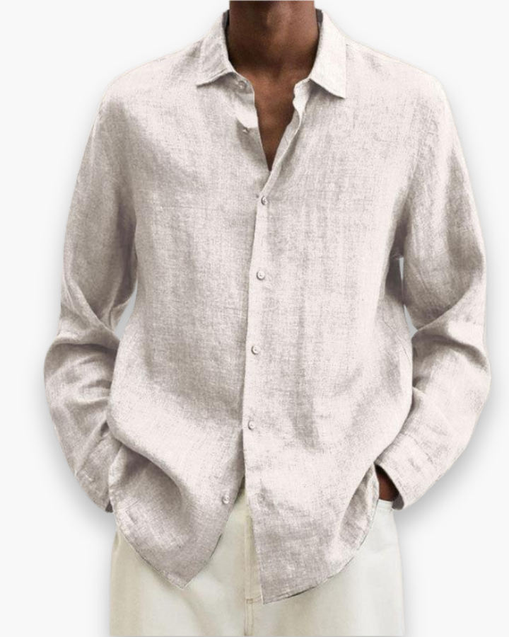 Chemise de loisirs homme chic, détails soignés. Confort absolu, parfaite pour un style décontracté ou semi-formel.