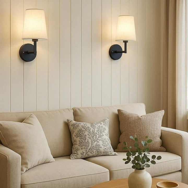 Décoration murale lumineuse: pack de 2 appliques LED sans fil avec télécommande pour une lumière d'ambiance parfaite.