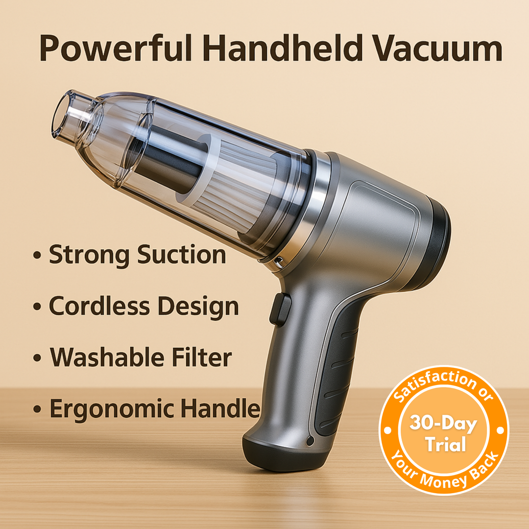 Aspirateur portable de nouvelle génération pour voiture, garantissant une propreté impeccable de l'habitacle.