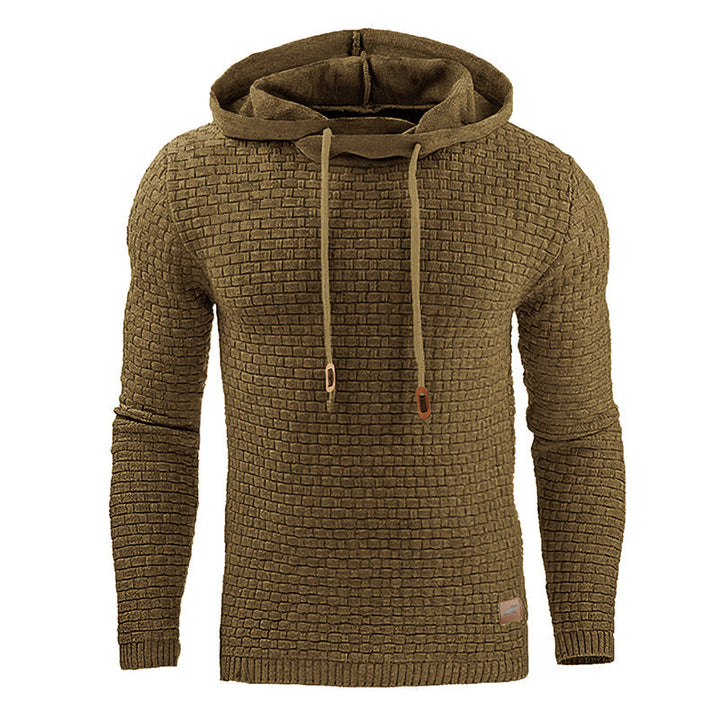 Automne-hiver: pull à capuche homme, chaud, doux, et stylé pour un look décontracté moderne.