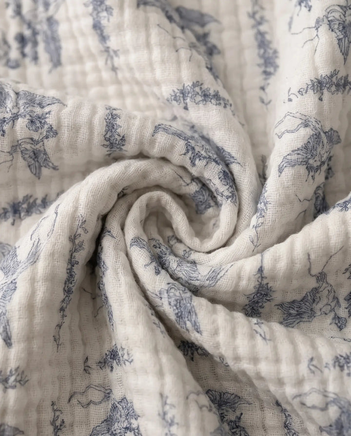 Plaid en coton, doux, respirant, élégant et naturel, l'accessoire parfait pour chaque pièce.